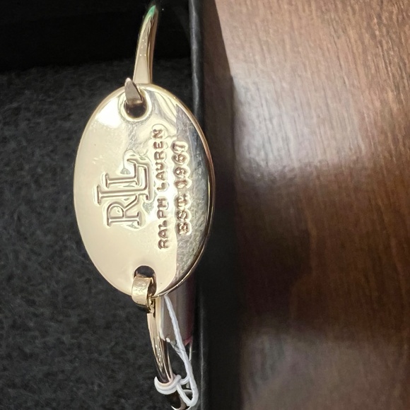 Ralph Lauren gold colour bangle bracelet - Picture 2 of 6